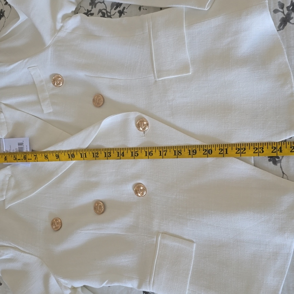NWT WALTER BAKER Blazer Cream M - Picture 12 of 14